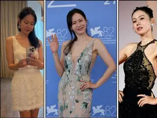 Song Yeji appeared in Venice...She looked dazzling in her dress