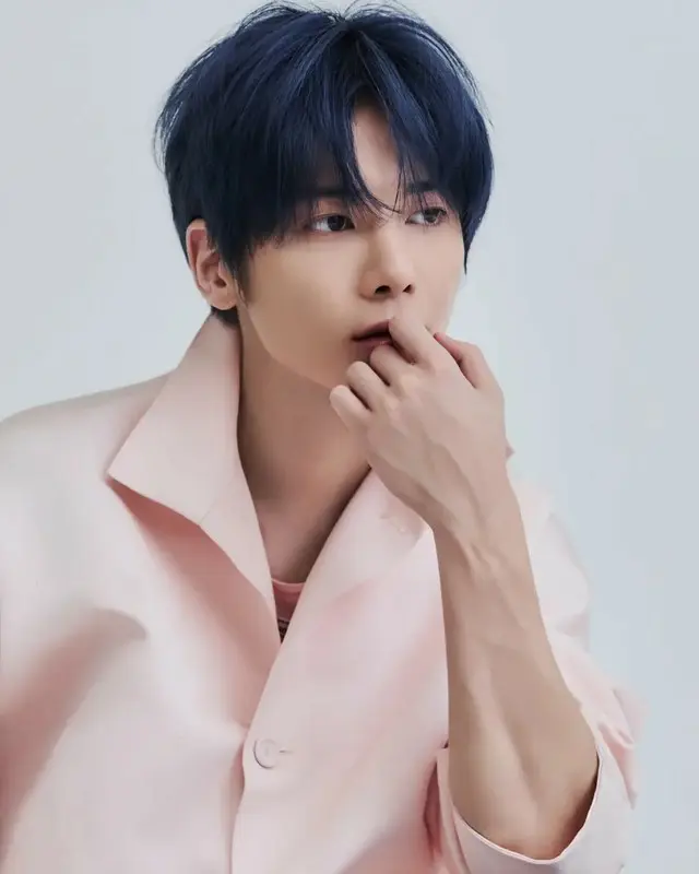 TOMORROW X TOGETHERのTAEHYUN（撮影：Lee Sang Hun）