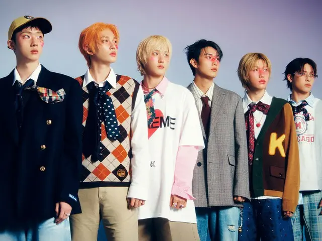 "P1Harmony" continues its nonstop march with its first English album "EX"
