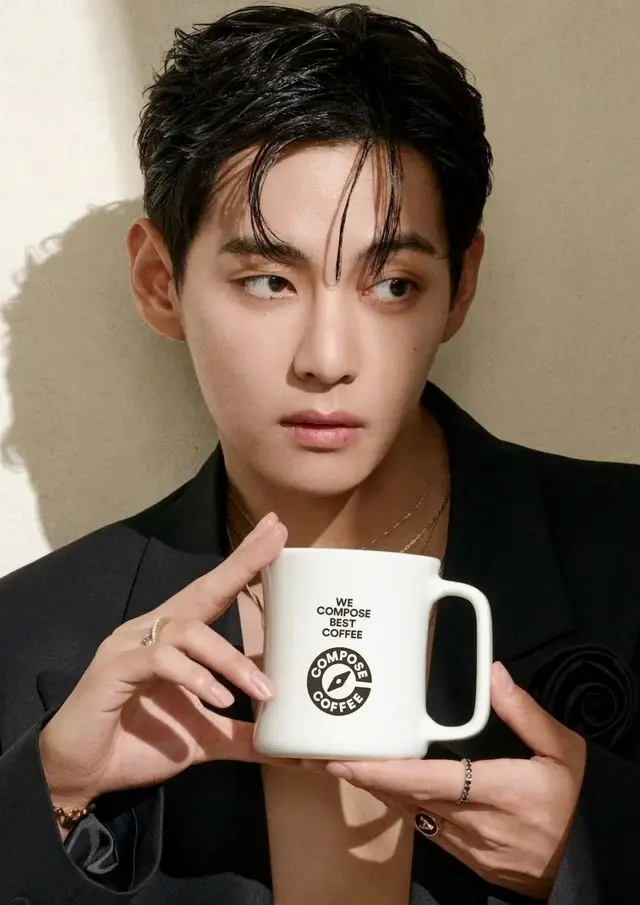 「BTS」Vがモデルの「コンポーズコーヒー」、アプリ累積加入者が急増