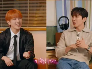 CNBLUE's Jung Yong Hwa met ATEEZ's Hongjoong in LP ROOM