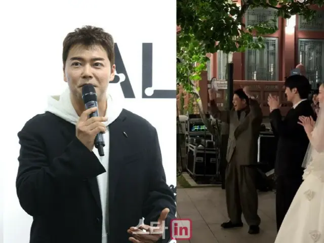 Jun Hyun Moo, "I received a bouquet!" at Jukjae & Heo Sung-yeon's wedding