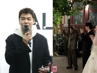 Jun Hyun Moo, "I received a bouquet!" at Jukjae & Heo Sung-yeon's wedding