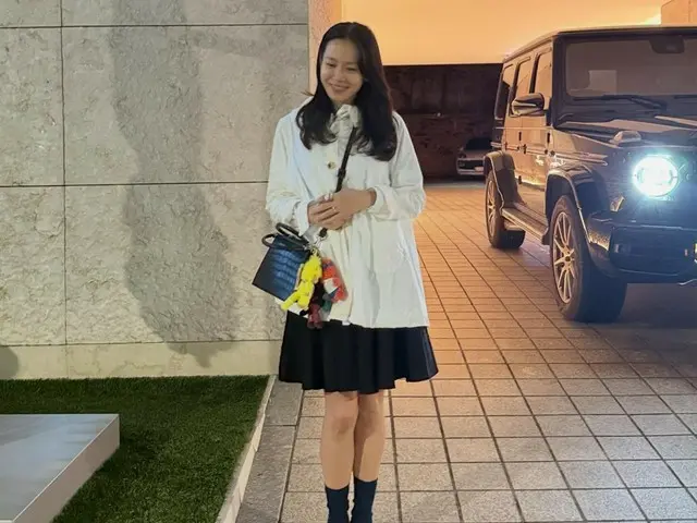 Actress Song Yejin promotes her film with her pure beauty: "It's inevitable for the mid-autumn celebration"