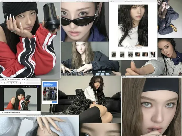 MEOVV releases teasing content for new digital single "BURNING UP"... Y2K icon transformation teaser