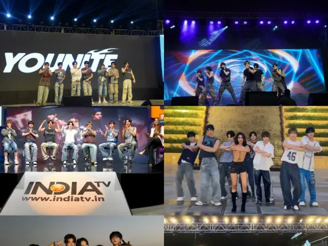 "YOUNITE" promotes in India after Brazil tour...global journey