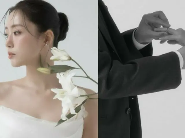 Eun Jung (T-ARA), who is about to get married, releases wedding pictorial... Her dress and ring on her ring finger are drawing attention
