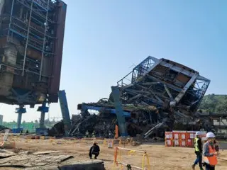 Ulsan power plant tower collapse accident... Search continues = South Korea