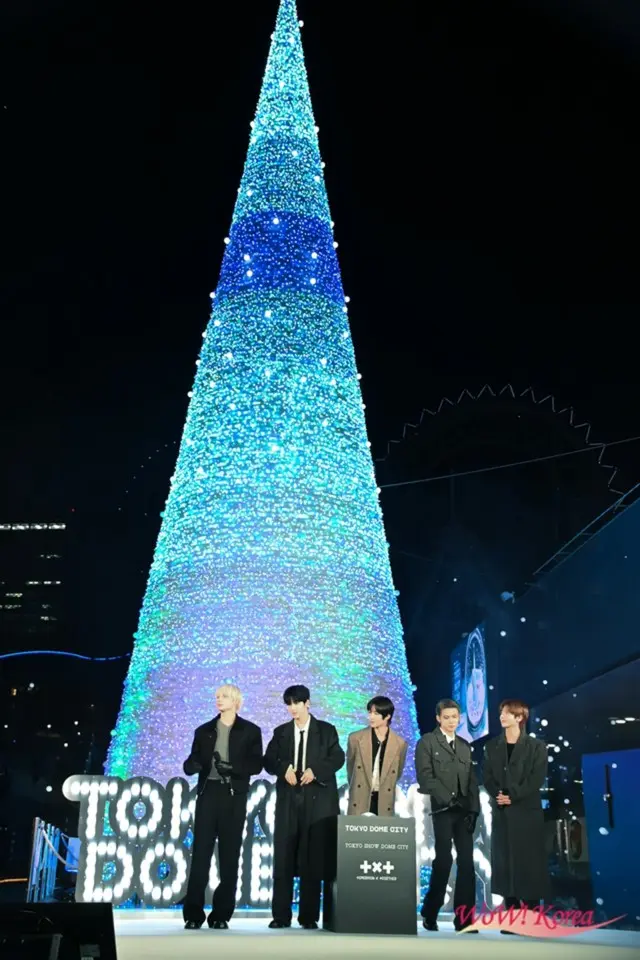【イベントレポ】「TOMORROW X TOGETHER」、東京ドームシティのイルミネーション点灯式に登場！ 冬の思い出＆東京ドーム公演への意気込みを語る2