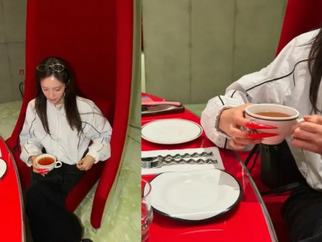 ヒョミン(T-ARA)、非現実的な爪が話題