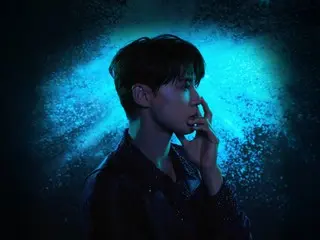 Jun Su (Xia) holds Korea's first media pop-up...media art created with voice