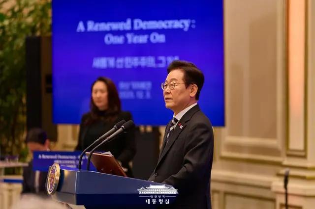 李大統領「12月3日は “国民主権の日”」…「韓国民にこそノーベル平和賞を」＝韓国