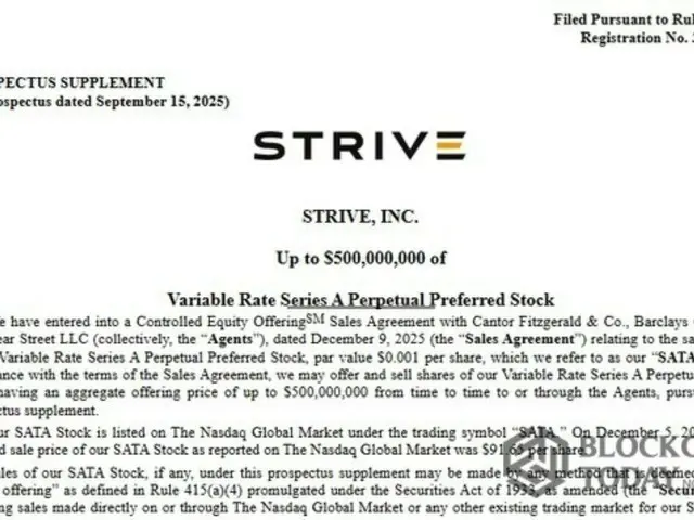 Strive launches $500 million ATM public offering to buy more Bitcoin