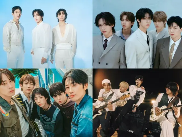 FNC bands including "CNBLUE," "N.Flying," "Hi-Fi Un!corn," and "AxMxP" gather at the year-end festival