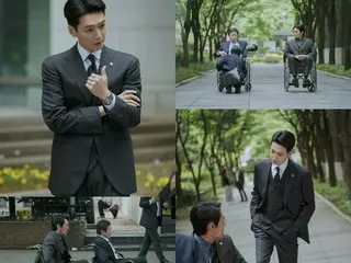 "Pro Bono: I'll Save Your Justice!" Jung Kyung-ho teases his unique crime scene investigation... Sitting in a wheelchair, his expression full of determination