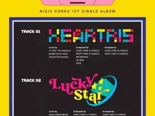 "NiziU"'s Korean debut song is "HEARTRIS"...JYPark participates in writing the lyrics