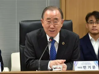 Former United Nations General Secretary Ban Ki-moon: ``I believe that Fukushima's treated water is safe''... criticizes the Moon government's move to phase out nuclear power