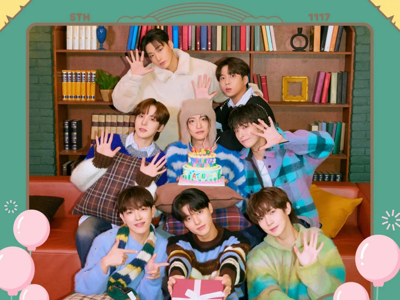 ATEEZ celebrates their 5th anniversary as a fan club and conveys their ...