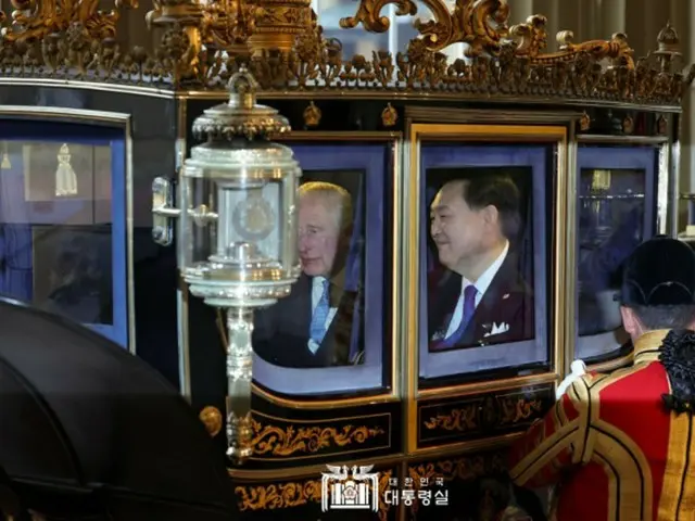 尹大統領夫妻をチャールズ3世国王が「歓迎」＝英国