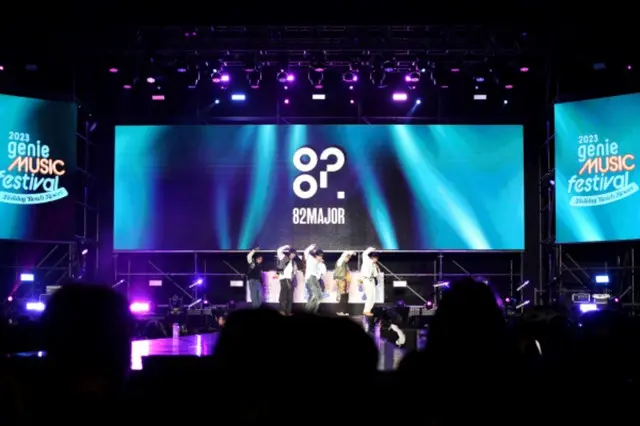 韓国新人ボイグループ「82MAJOR」、オープニングアクト務めた「ジニーミュージックフェスティバル」で完成型アイドルの本領発揮！写真提供=グレートエムエンタテインメント
