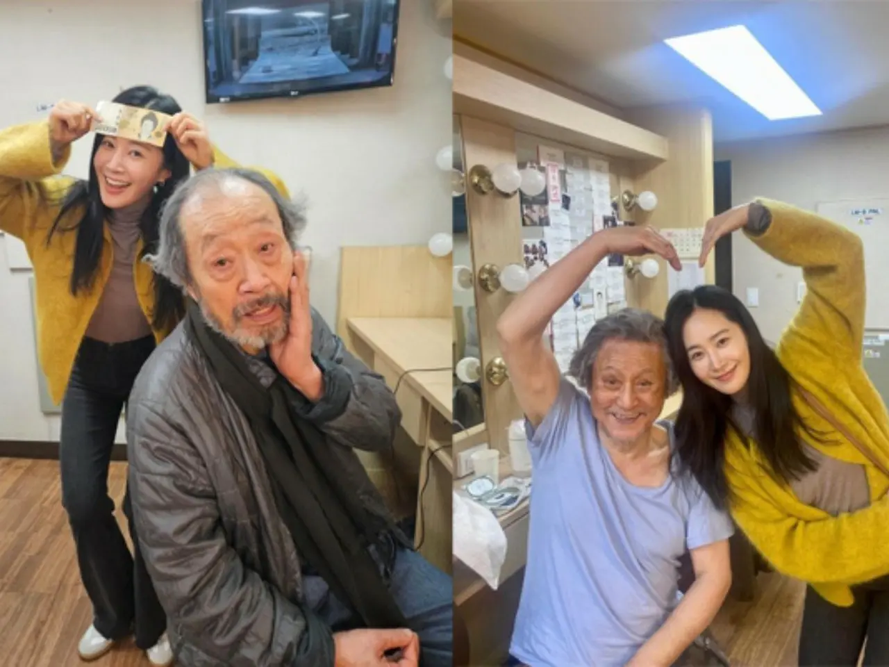 ”SNSD (Girls' Generation)” YURI watches actor Shin Gu & Park Geun Hyun ...