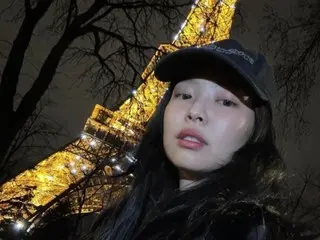 "BLACKPINK" JENNIE, chic and hip aura on full display... Beauty that shines in Paris