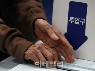 As of 10 a.m., turnout for South Korean general election was 10.3%...1.1% down from the previous election