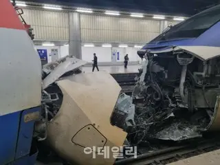 Mugunghwa train collides with KTX train at Seoul Station, 4 people slightly injured