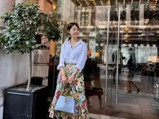 Actress Han Ji Hye, recent updates from her trip to the UK... Song YURI also admires her... "She's so delicate and pretty"