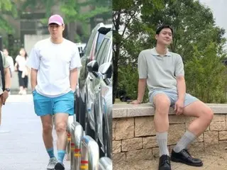 "Princess cut → Tawashi look" Actor Ko Kyung Pyo, perfectly coordinated with pants and socks... Showing off his fashionista style that no one can imitate