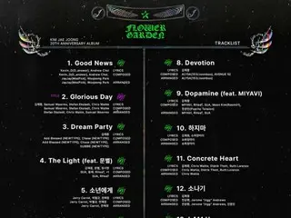 JAEJUNG releases track list for 20th debut anniversary album... "MAMAMOO" MOON BYUL & MIYAVI feature