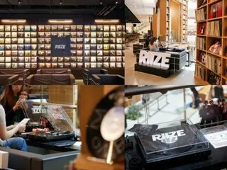 "RIIZE" 1st mini album release commemorative pop-up store is a huge success... "Open run" queue also