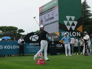 <Men's Golf> Kim Min-Gyu wins his second victory in two years at the 66th KOLON Korea Open, while Song Young-Han, who is active in the JGTO, comes in second.