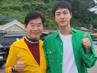 "Paris Olympic Torch Relay Runner" "BTS" JIN, attention on active activities after discharge... Reunited with chef Lee Yong-bok