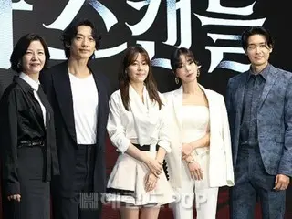[Photo] Rain(Bi) & Kim Ha Neul attend the production presentation of the new TV series "Red Swan"
