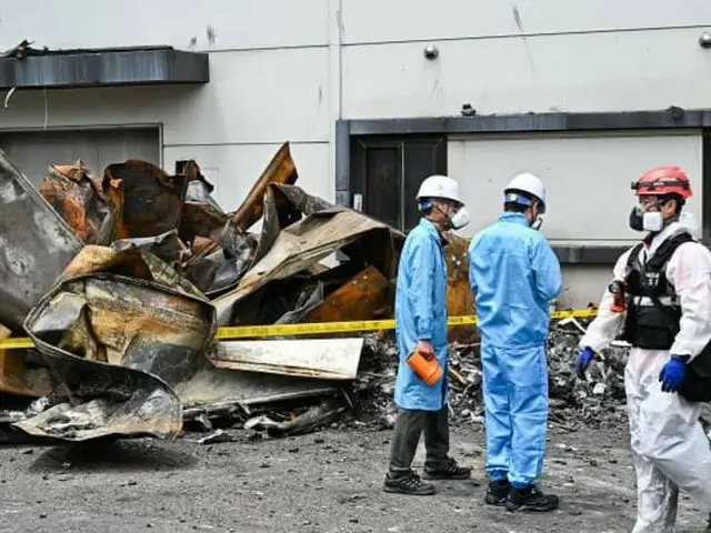 Hazardous materials still remaining at Aricell lithium battery factory where fatal fire occurred (South Korea)