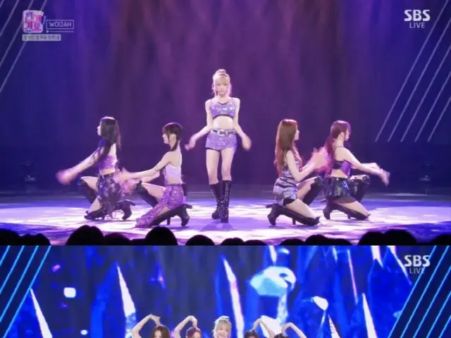 "WOOAH", a powerful performance... "POM POM POM" ends its activities with "Inkigayo"
