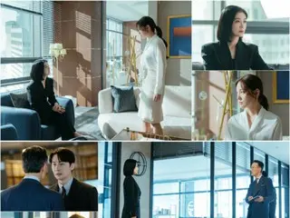 In the TV series "Good Partner," Jang Nara is engaged in a nervous war with her husband's common-law wife Han Jae-yi... and declares divorce war