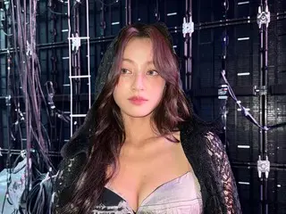 "TWICE" JIHYO, visuals that match her super flashy costume... even her style is "perfect"