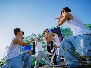 "BTOB" unit "90TAN" Eunkwang & Minhyuk, great performance at WaterBomb Incheon 2024... Cool and energetic stage