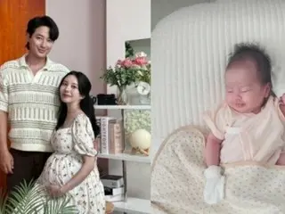 Lee Ji Hoon releases photo of daughter who looks just like her father...wife Ayane also smiles