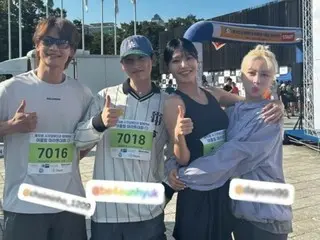 Girls' Generation's Suyeong releases marathon participation certification photos... From SHINee's Minho & SUPER JUNIOR's Eun Hyuk to WJSN's Dayeon