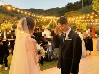 "Marry My Husband" Kong Min Jeon and Jang Jae Ho's bashful outdoor wedding scene... Singer Song Ha Yea also gives congratulations