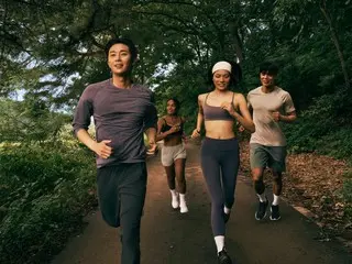 Park Seo Jun's "Together We Grow" campaign with sportswear brand Lululemon