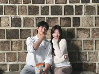 "Puppy boy" Jung HaeIn and Somi, co-stars in the TV series "Mr. Perfect Next Door," share a lovely photo