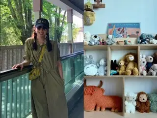 Actress Song Ye-ji, who is married to Hyun Bin, spends her weekends raising her child... Does she have a Totoro? She reveals her eldest son's stuffed animal space