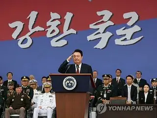 President Yoon warns North Korea that if it uses nuclear weapons, it will be the end of the regime = at "Armed Forces Day" ceremony