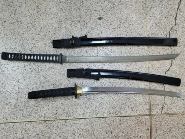 South Korean police revoke possession permits for over 6,000 swords, some of which have criminal records