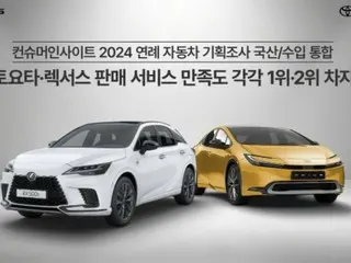 Toyota and Lexus "monopolize" 1st and 2nd places in "Service Satisfaction Survey" in Korea