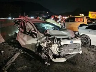 14 people killed or injured in 8-car collision on highway... Driver: "The car couldn't stop" (South Korea)